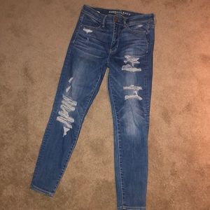 American eagle high rise jegging jeans